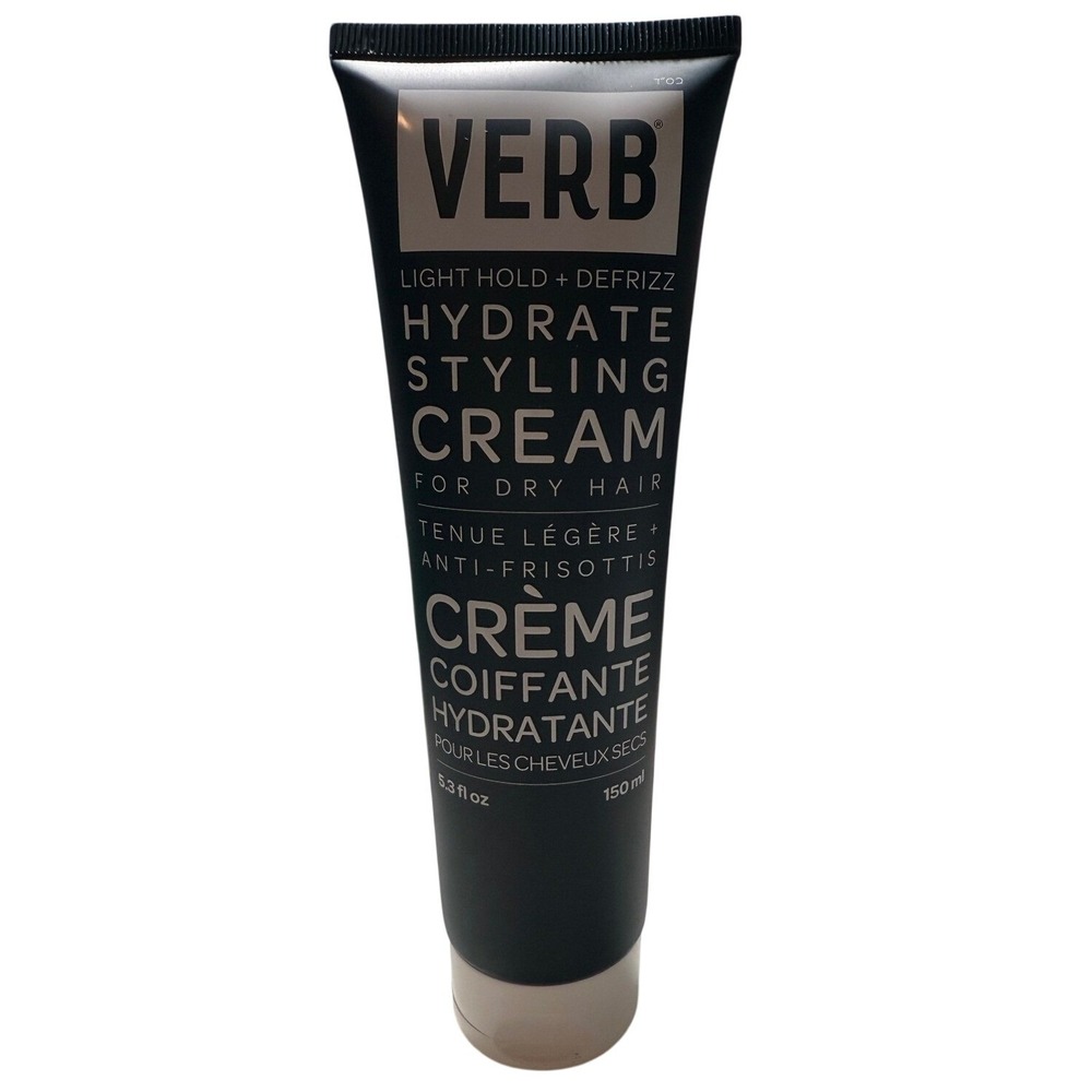 Verb Hydrate Styling Cream Light Hold Anti-Frizz Hair Lotion 5.3 oz NEW